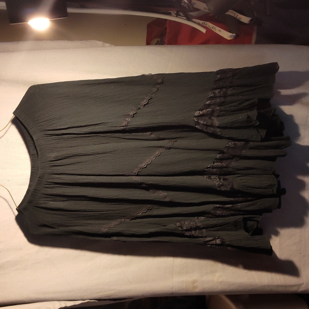 Black lace Renaissance type skirt, size 1,